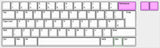 Experimental 60% Space Invader Plate - Waffling60 compatible (60% SI/NMB)