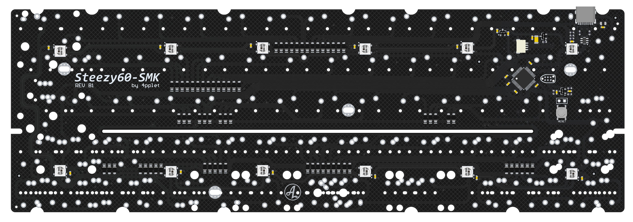 Steezy60 - Tray Mount (60% ALPS or SMK) – 4pplet