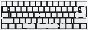 Tray Mount/Bakeneko Plate - Waffling60 compatible (60% MX)